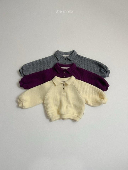 Boy Collar Sweatshirt [minirobe]（2026Winter） 2