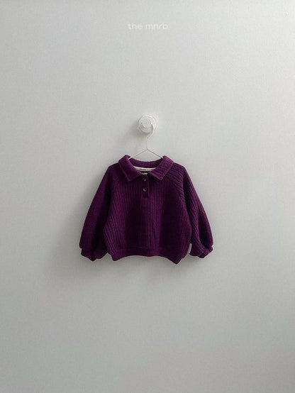 Boy Collar Sweatshirt [minirobe]（2026Winter） 9