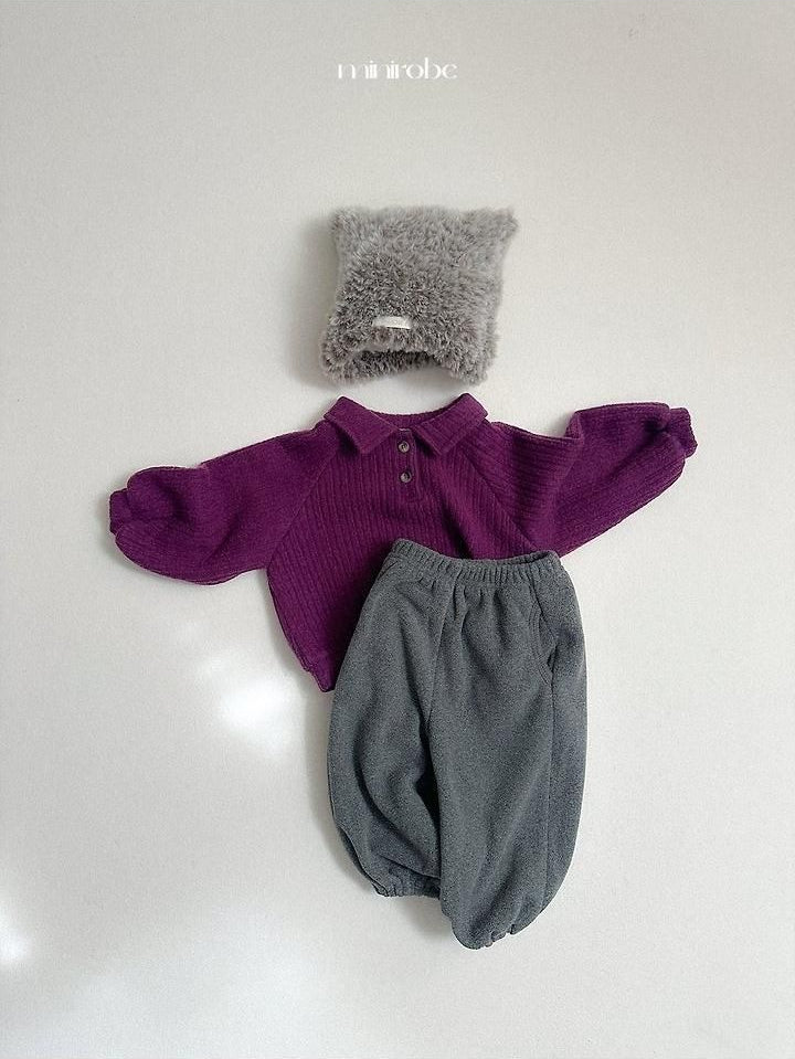 Boy Collar Sweatshirt [minirobe]（2026Winter） 14