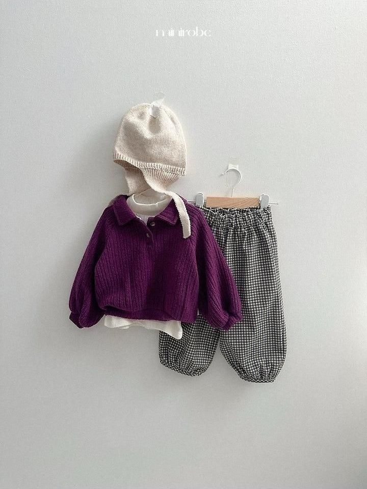 Boy Collar Sweatshirt [minirobe]（2026Winter） 15