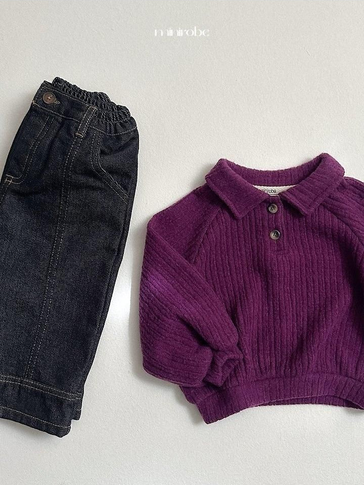 Boy Collar Sweatshirt [minirobe]（2026Winter） 17