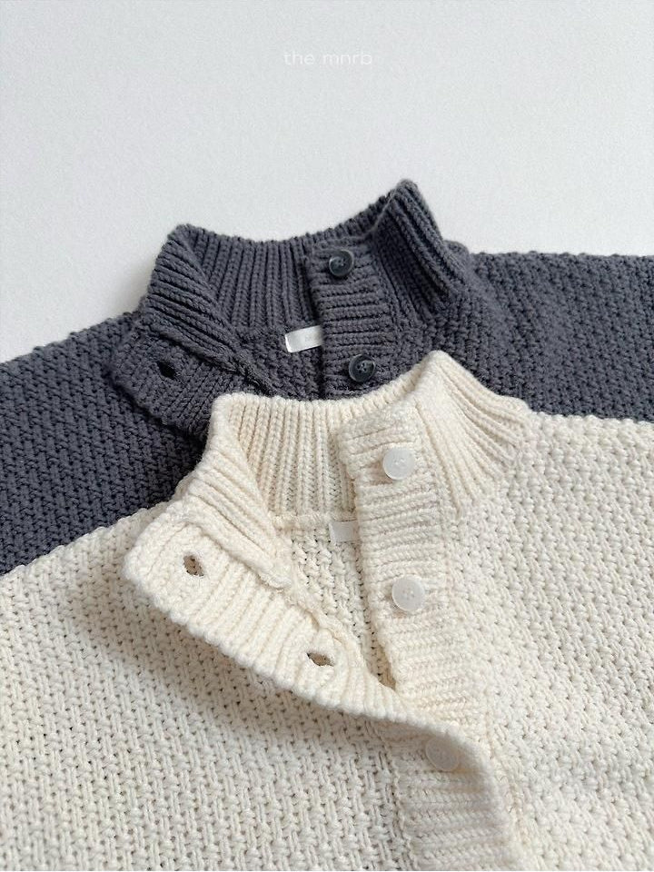 Waffle High Neck Cardigan [minirobe]（2026Winter） 4