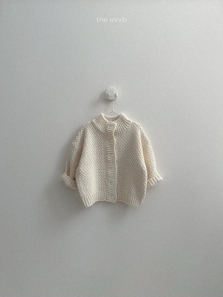 Waffle High Neck Cardigan [minirobe]（2026Winter） 7