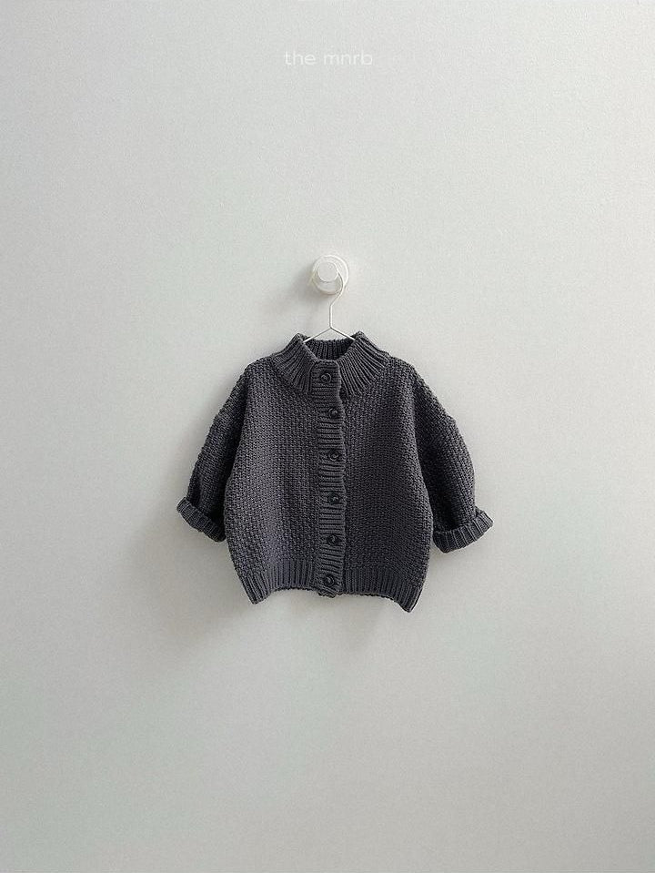 Waffle High Neck Cardigan [minirobe]（2026Winter） 8