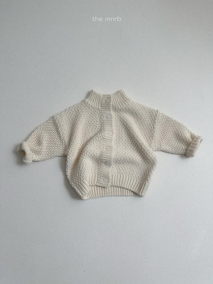 Waffle High Neck Cardigan [minirobe]（2026Winter） 9