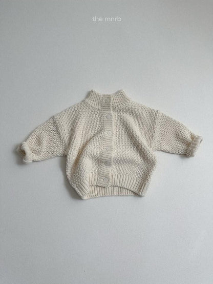 Waffle High Neck Cardigan [minirobe]（2026Winter） 9