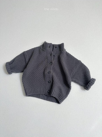 Waffle High Neck Cardigan [minirobe]（2026Winter） 10