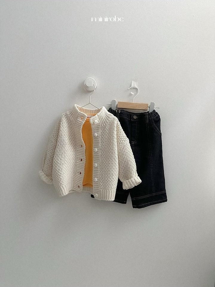 Waffle High Neck Cardigan [minirobe]（2026Winter） 12