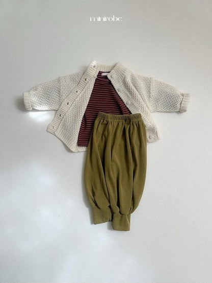 Waffle High Neck Cardigan [minirobe]（2026Winter） 13
