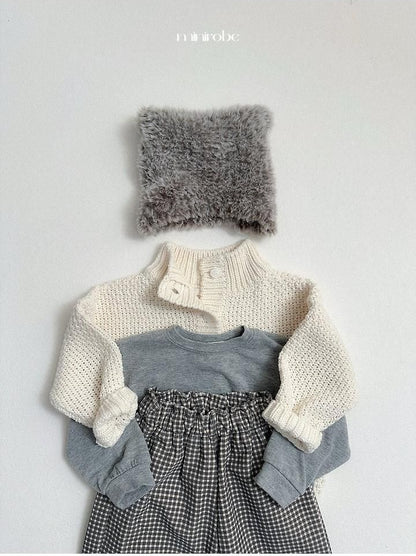 Waffle High Neck Cardigan [minirobe]（2026Winter） 15