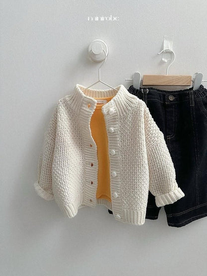 Waffle High Neck Cardigan [minirobe]（2026Winter） 20