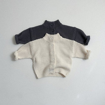 Waffle High Neck Cardigan [minirobe]（2026Winter） 1