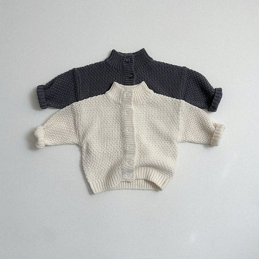 Waffle High Neck Cardigan [minirobe]（2026Winter） 1