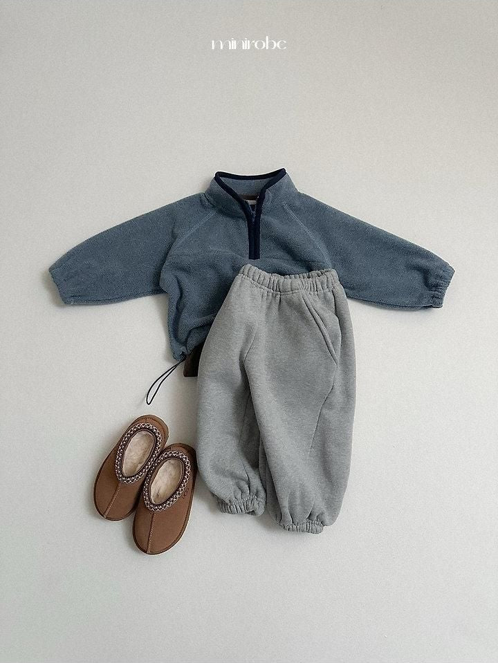 Two-Tone Fleece Half Zip-Up [minirobe]（2026Winter） 10