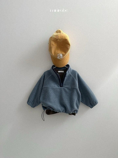 Two-Tone Fleece Half Zip-Up [minirobe]（2026Winter） 18
