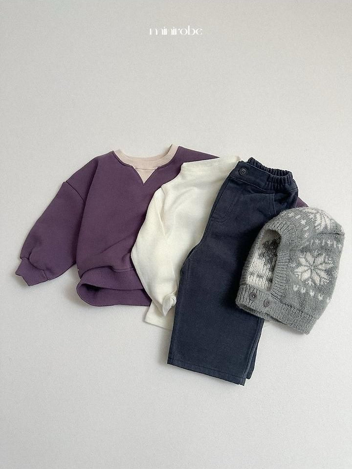 Two-Tone Sweatshirt [minirobe]（2026Winter） 12