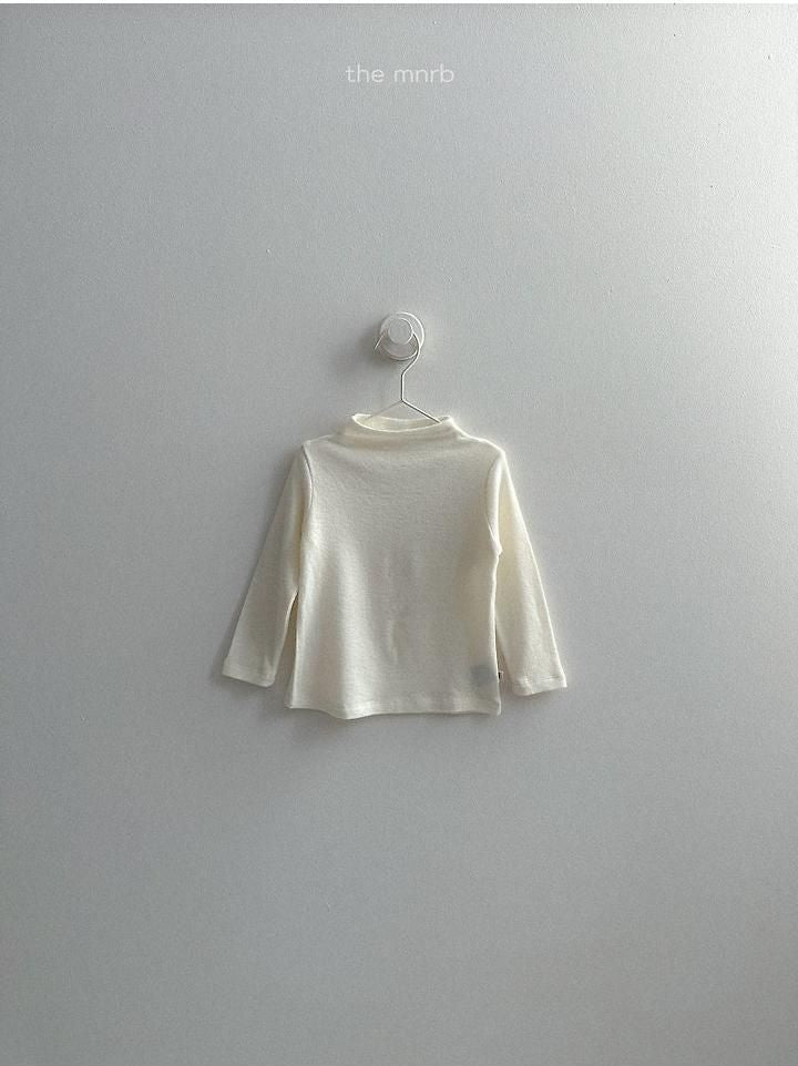 Angora Mock Neck Tee [minirobe]（2026Winter） 5