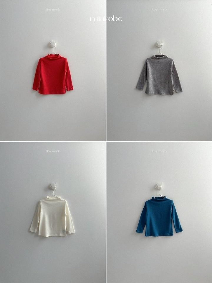 Angora Mock Neck Tee [minirobe]（2026Winter） 20