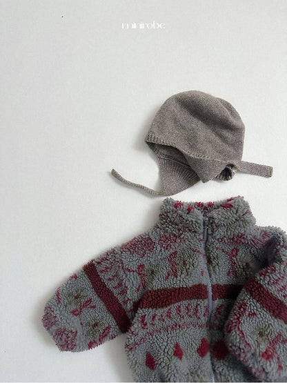 Ear Flap Knit Beanie [minirobe]（2026Winter） 17