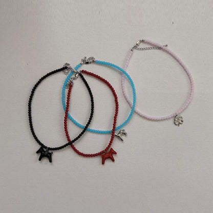 Horse Bead Necklace [Ellymolly]（2026Winter） 1