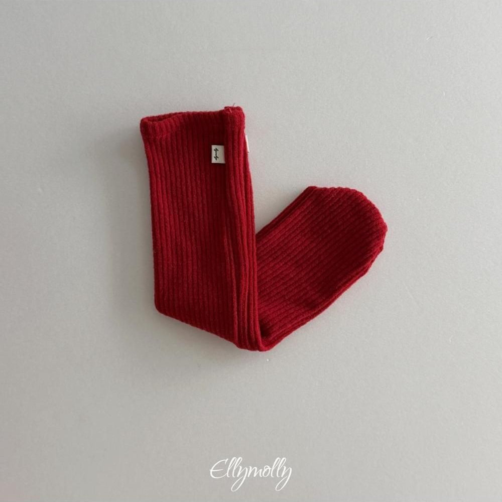 Wool Ribbed Socks [Ellymolly]（2026Winter） 16