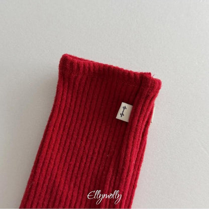 Wool Ribbed Socks [Ellymolly]（2026Winter） 23