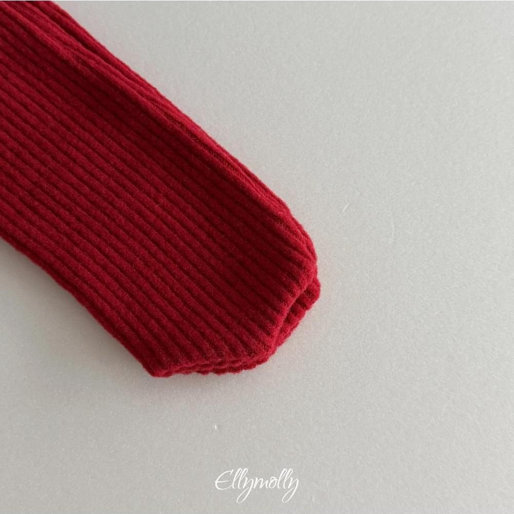 Wool Ribbed Socks [Ellymolly]（2026Winter） 24