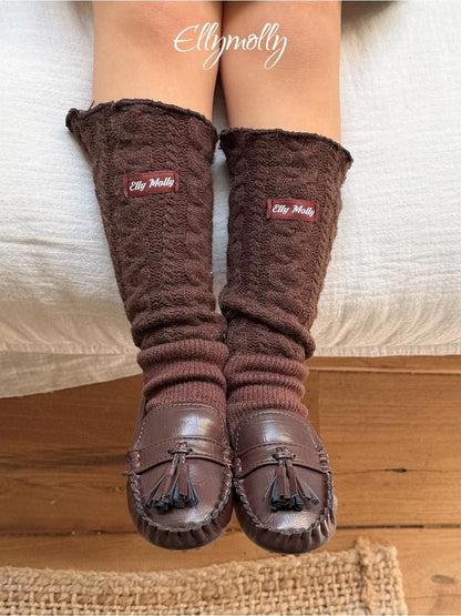 Twist Wool Socks [Ellymolly]（2026Winter） 4