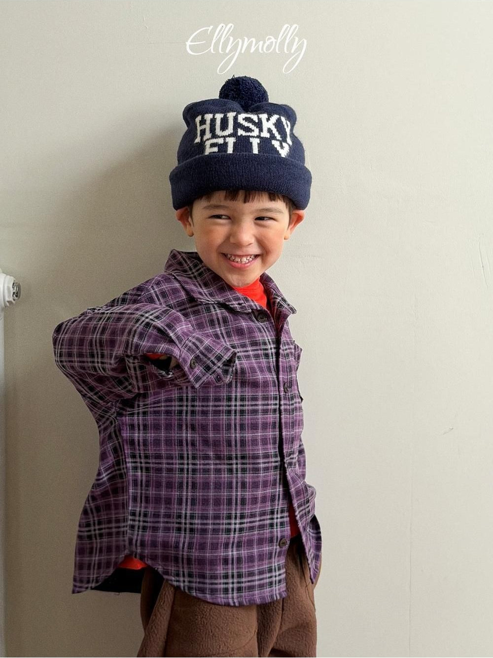 Husky Pompom Beanie [Ellymolly]（2026Winter） 5