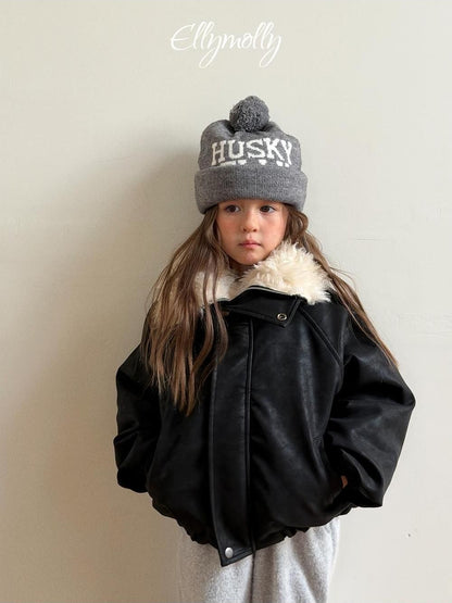 Husky Pompom Beanie [Ellymolly]（2026Winter） 11