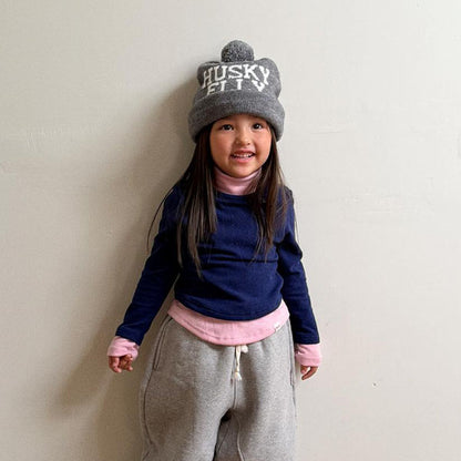 Husky Pompom Beanie [Ellymolly]（2026Winter） 2