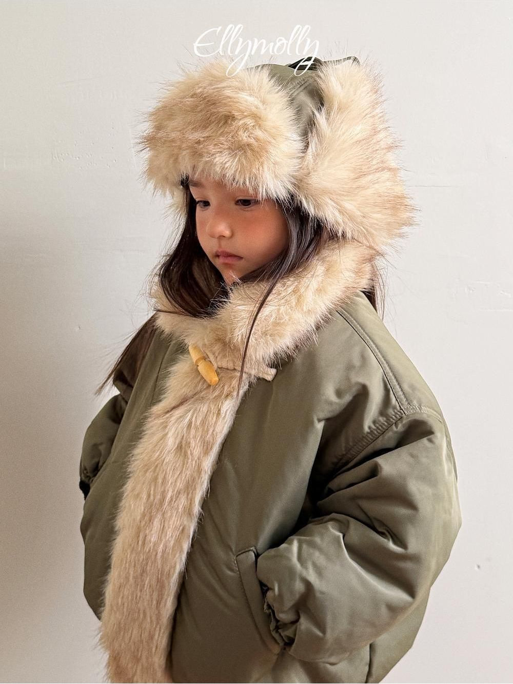 Eskimo Fur Ear Flap Padded Hat [Ellymolly]（2026Winter） 9