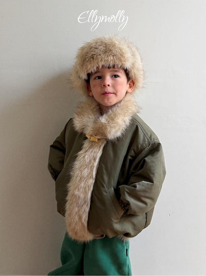 Eskimo Fur Ear Flap Padded Hat [Ellymolly]（2026Winter） 16