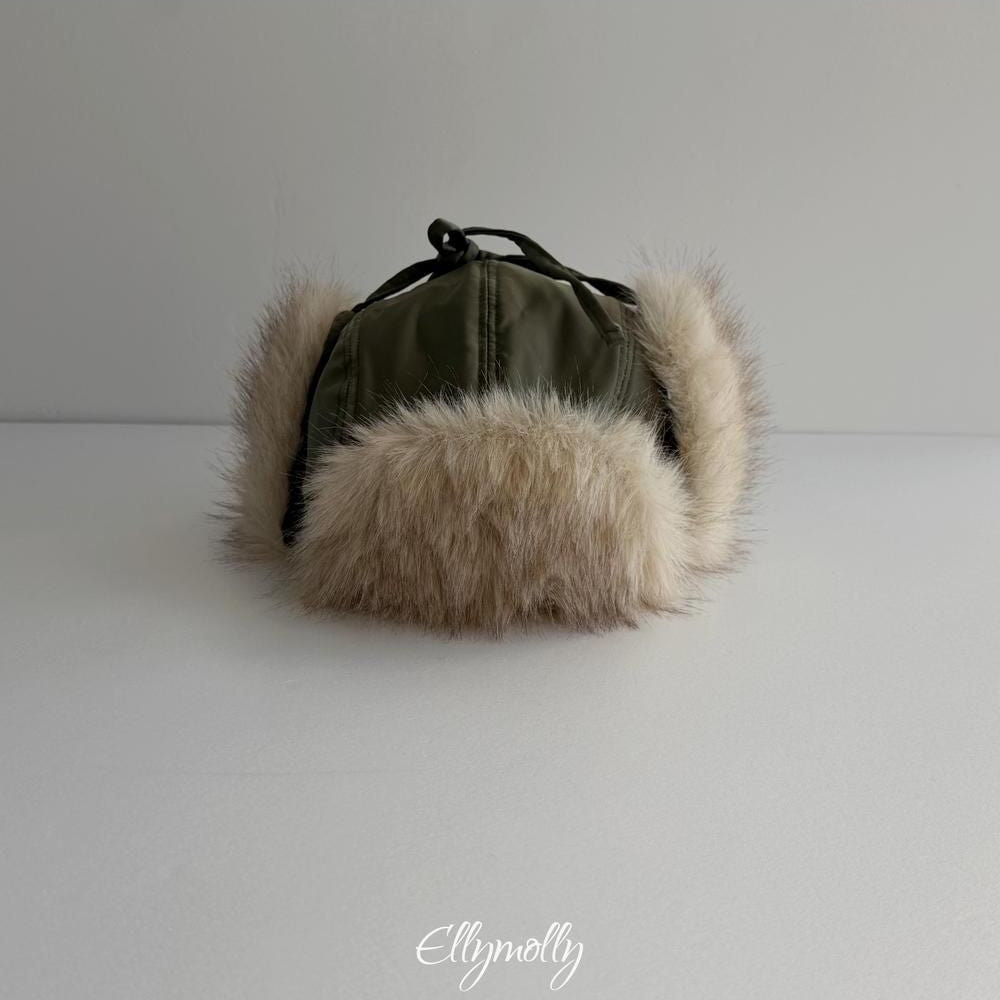 Eskimo Fur Ear Flap Padded Hat [Ellymolly]（2026Winter） 28