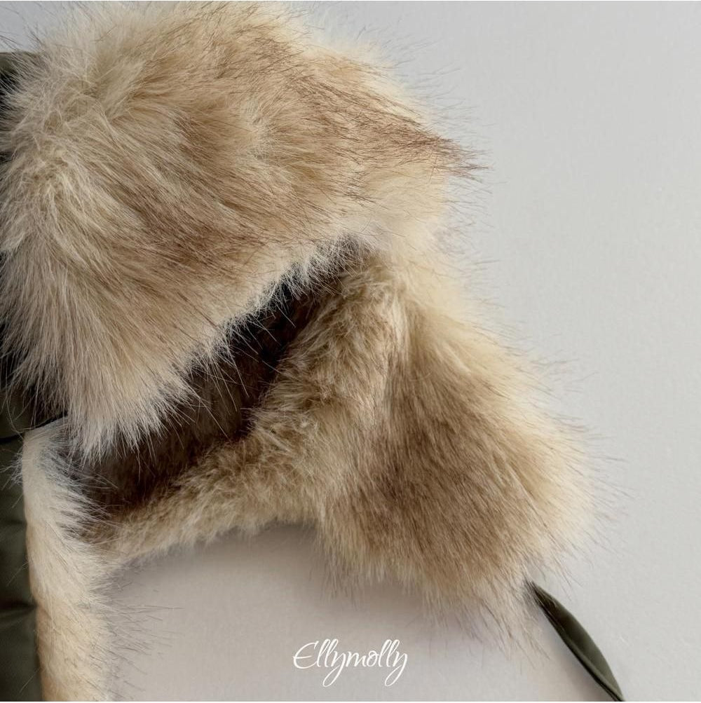 Eskimo Fur Ear Flap Padded Hat [Ellymolly]（2026Winter） 30