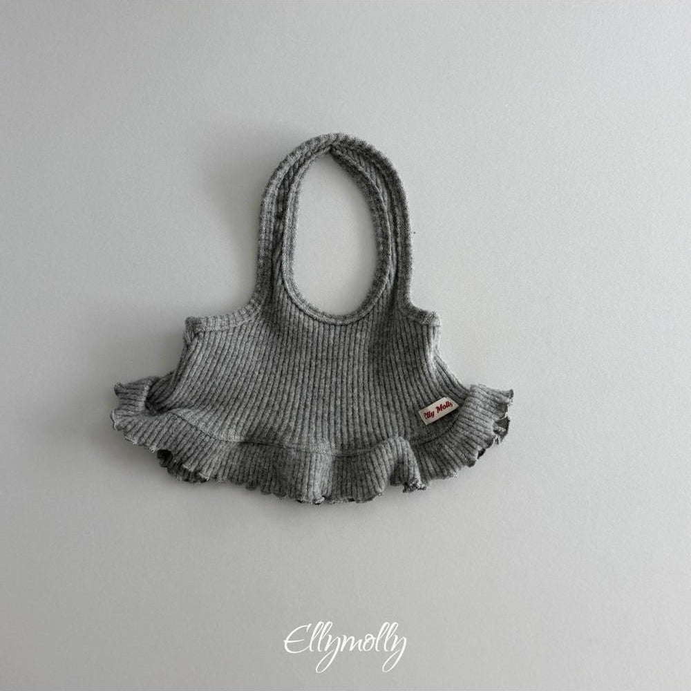 Wool Ribbed Halter Tank Top [Ellymolly]（2026Winter） 23