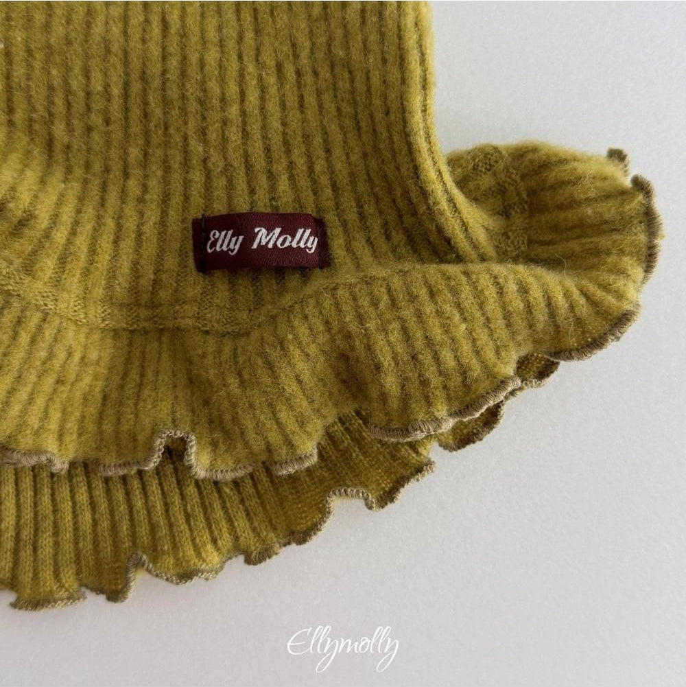 Wool Ribbed Halter Tank Top [Ellymolly]（2026Winter） 27