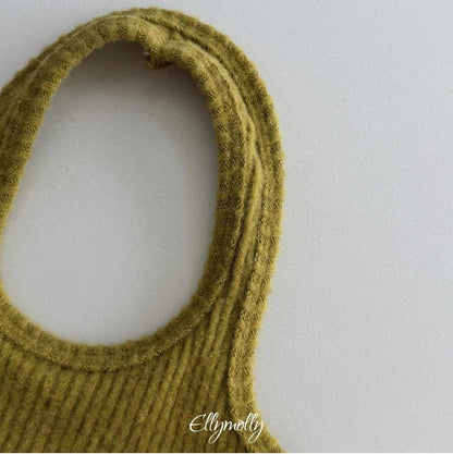 Wool Ribbed Halter Tank Top [Ellymolly]（2026Winter） 28