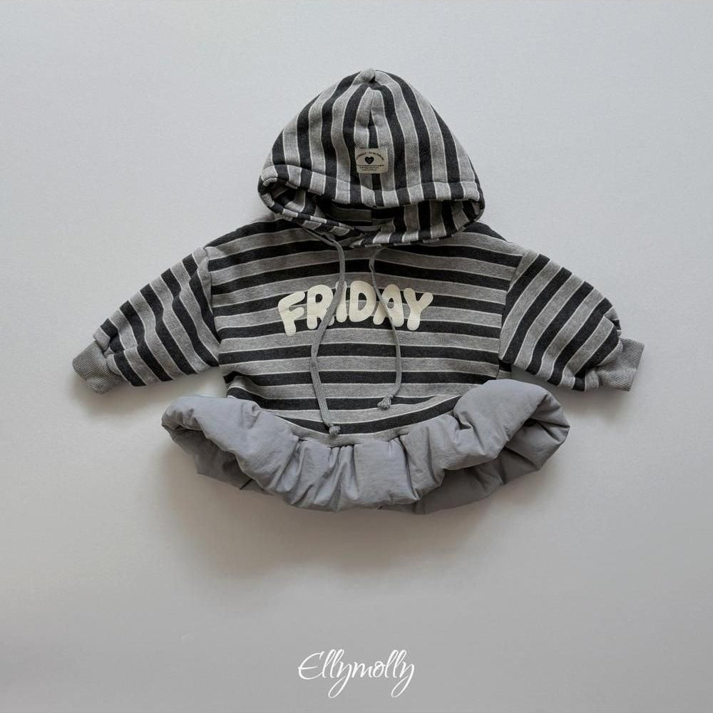 Bubble Mong Hooded Sweatshirt (Size Up Recommended) [Ellymolly]（2026Winter） 24