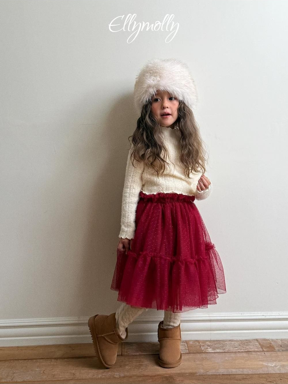 Meringue Knit Tee [Ellymolly]（2026Winter） 4