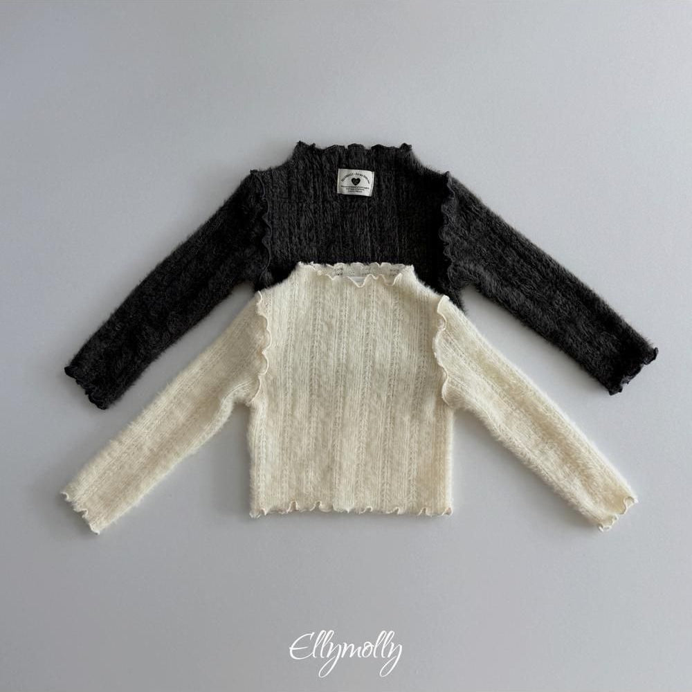 Meringue Knit Tee [Ellymolly]（2026Winter） 17