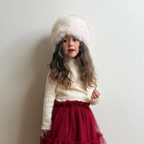 Meringue Knit Tee [Ellymolly]（2026Winter） 2