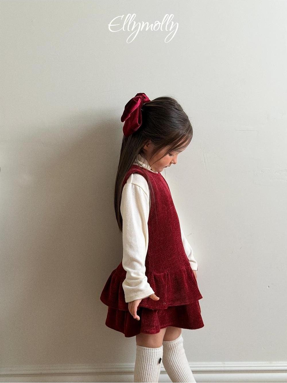 Snow Frill Dress [Ellymolly]（2026Winter） 4