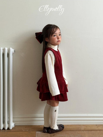 Snow Frill Dress [Ellymolly]（2026Winter） 6