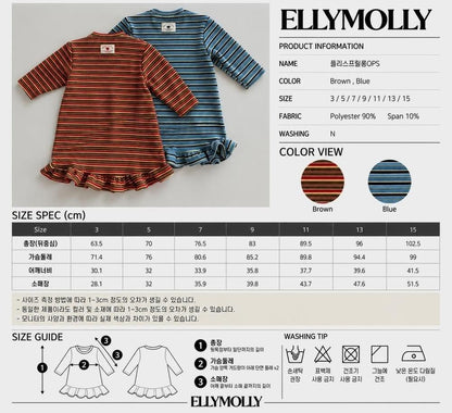 Fleece Frill Long Dress [Ellymolly]（2026Winter） 29