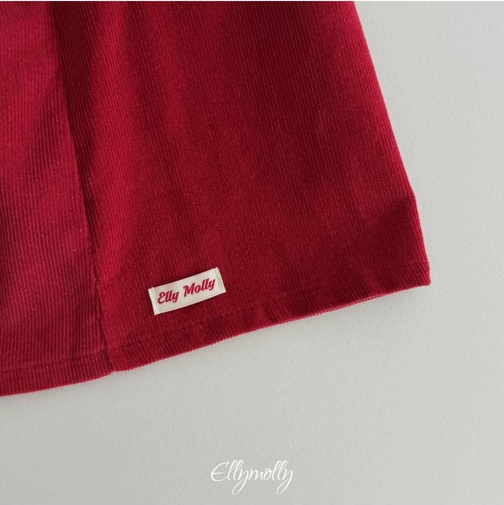 Pompom Corduroy Skirt [Ellymolly]（2026Winter） 27