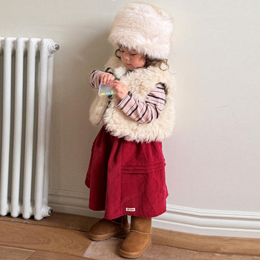 Pompom Corduroy Skirt [Ellymolly]（2026Winter） 1
