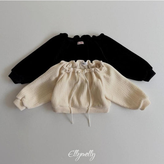 Lua String Sweatshirt [Ellymolly]（2026Winter） 2
