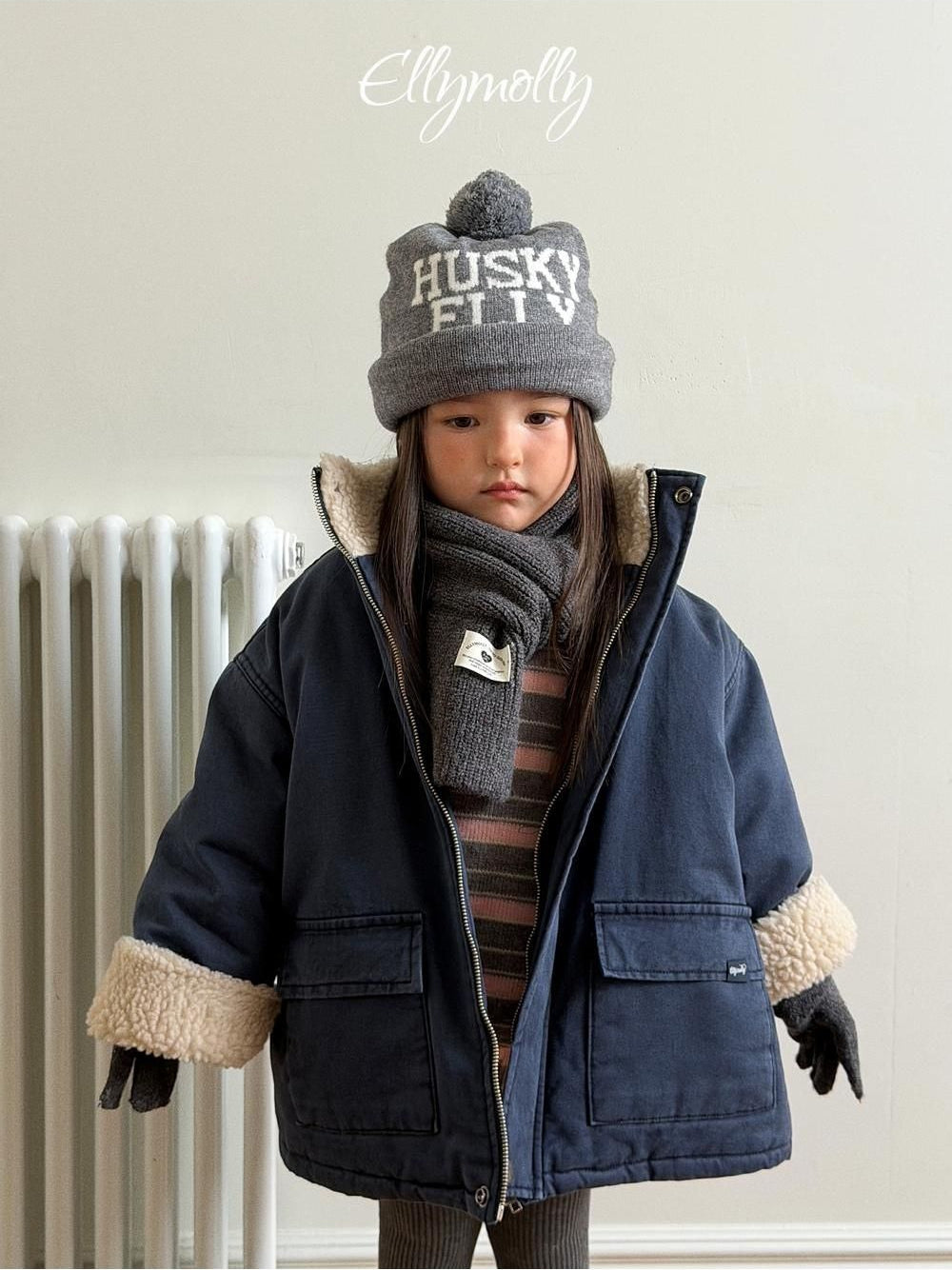 Grove Knit Sweatshirt [Ellymolly]（2026Winter） 5