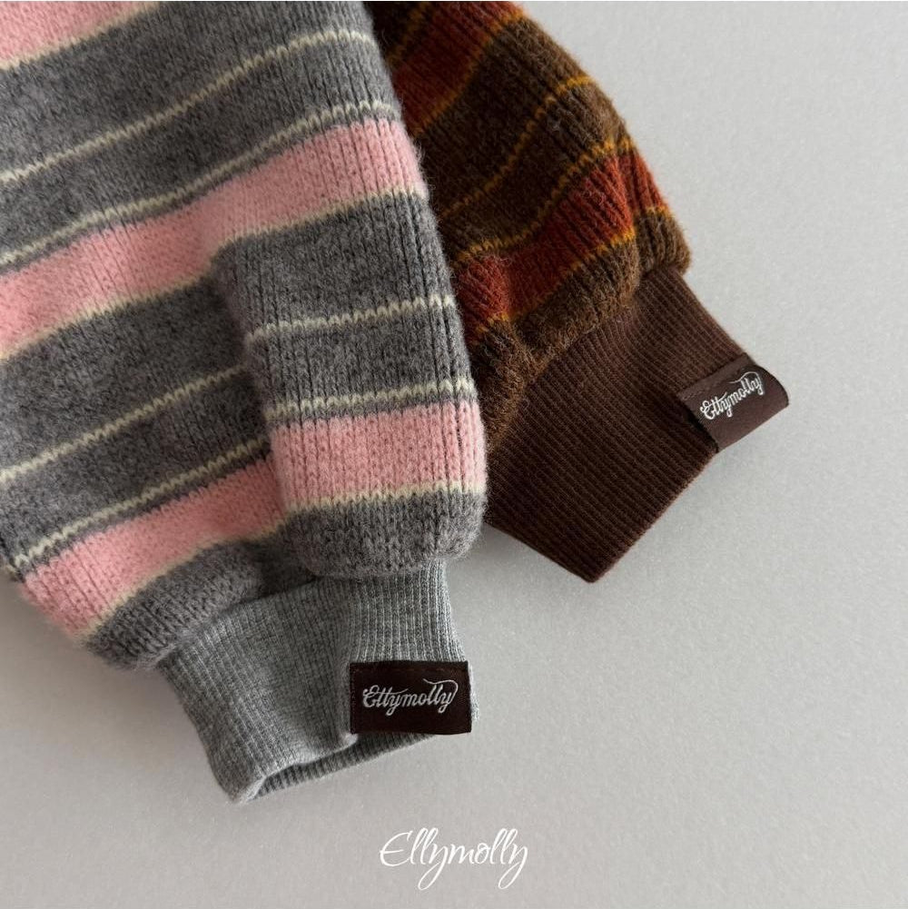 Grove Knit Sweatshirt [Ellymolly]（2026Winter） 28